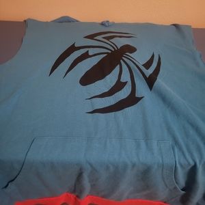 Spiderman blue sleeveless tee